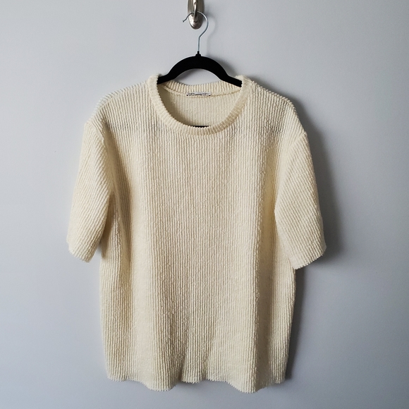 Zara oversized short-sleeved sweater - Picture 5 of 7